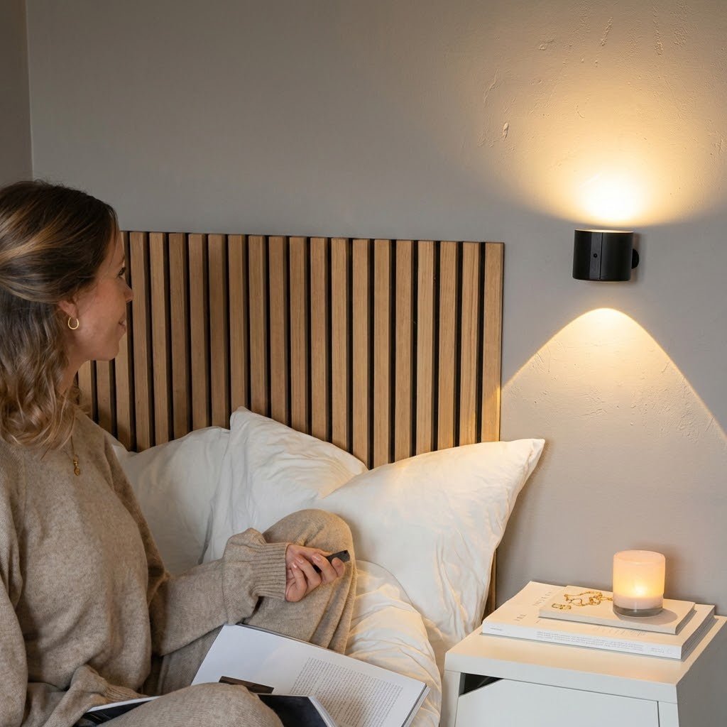 מנורת קיר אלחוטית נטענת 360°