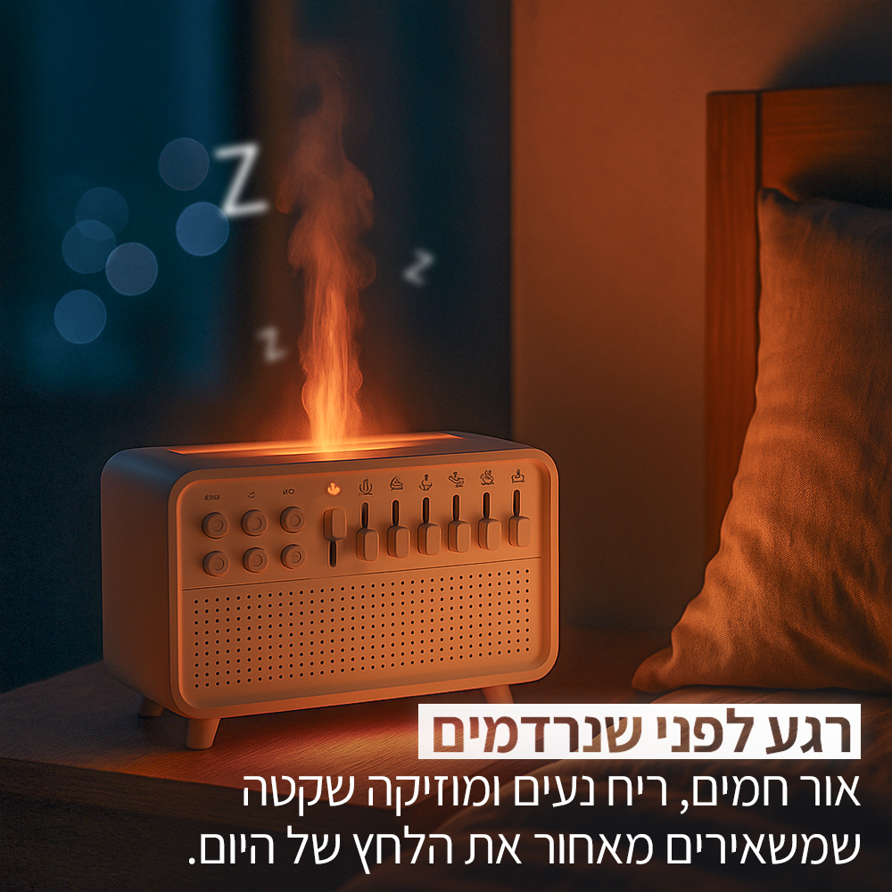 רמקול רעשים לבנים לשינה עמוקה