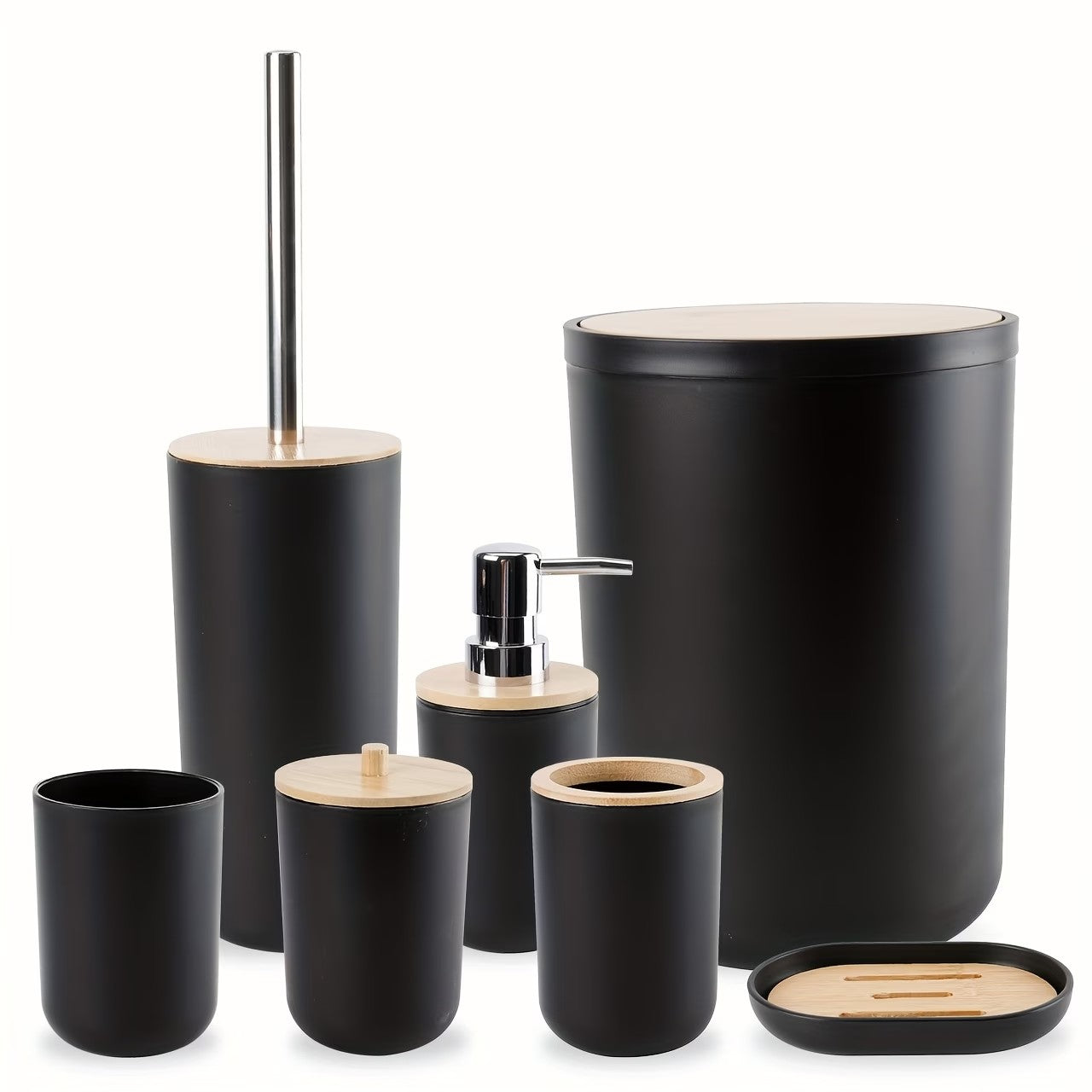 סט אביזרי אמבטיה בעיצוב מודרני